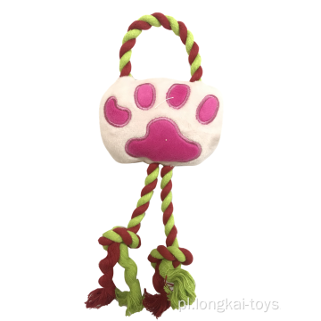 Top Paw Plush Rope Foot Toy